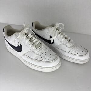 Nike Court Vision Low Next Nature White Midnight Navy Men's 9 DH2987-106